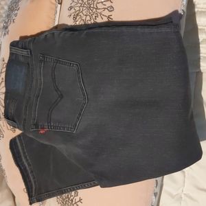 Levi's Black Denim Boyfriend jeans